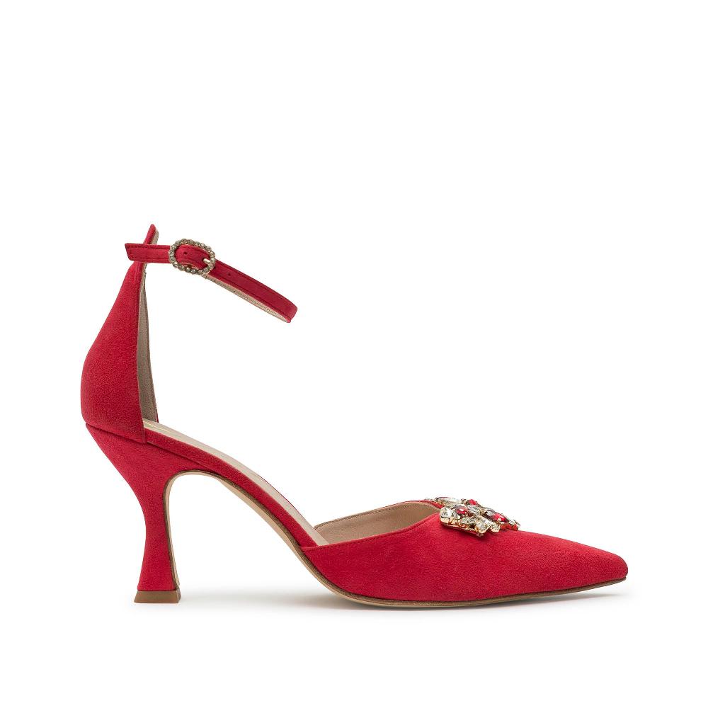 paco gil EMMA RED SUEDE