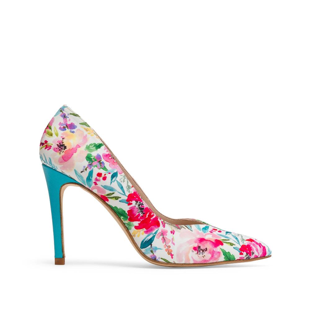 paco gil GENOVEVA BLUE FLOWER