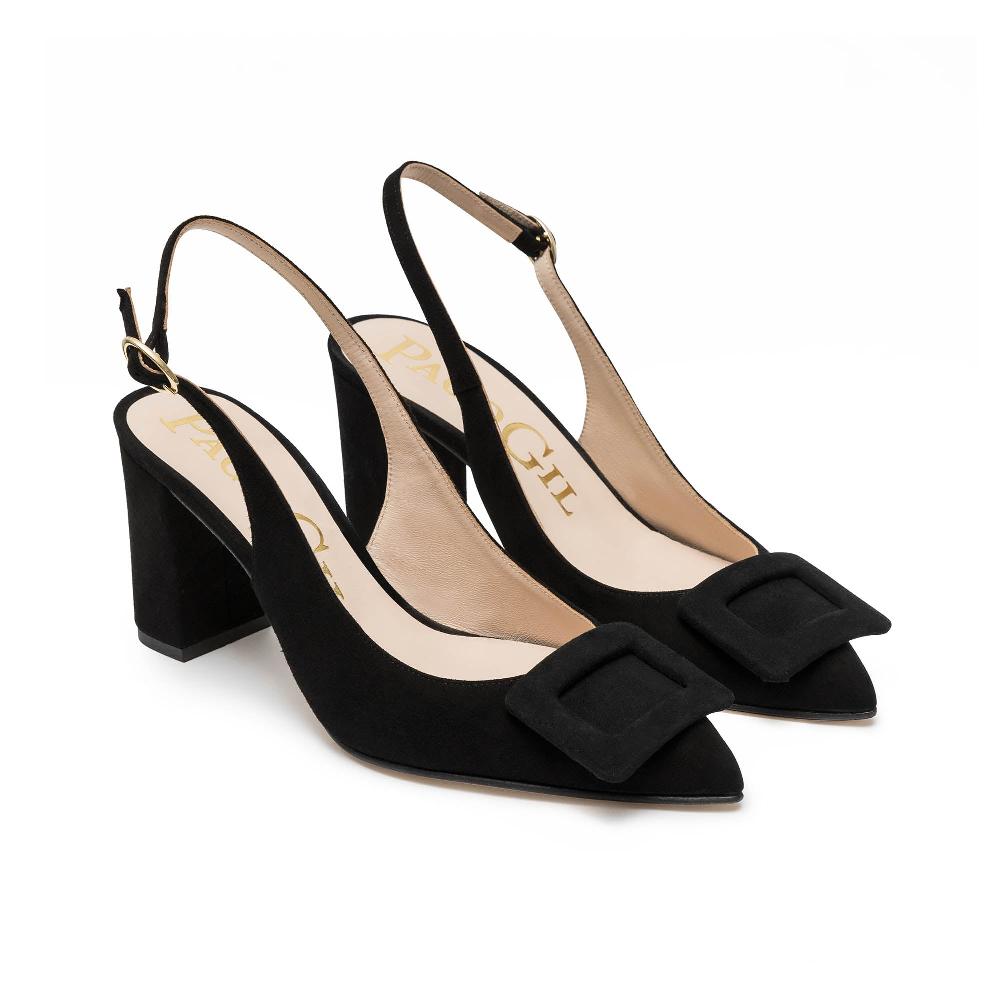 Paco Gil HELIA BLACK SUEDE