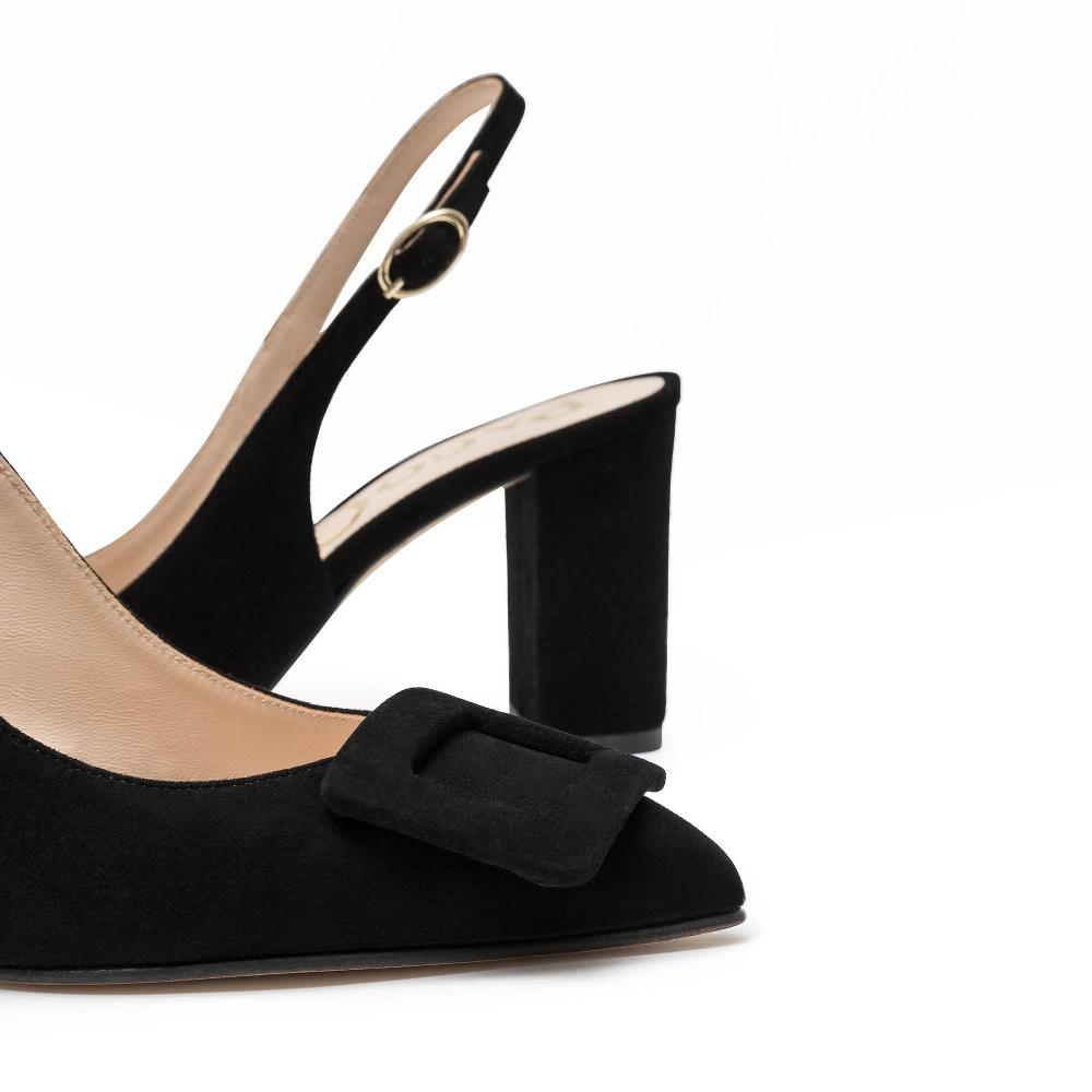 Paco Gil HELIA BLACK SUEDE