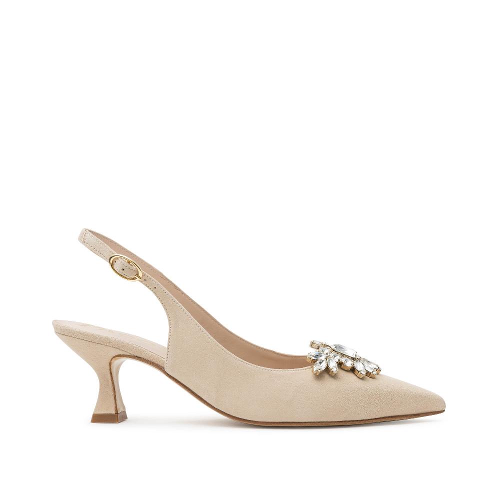 paco gil INES BEIGE SUEDE