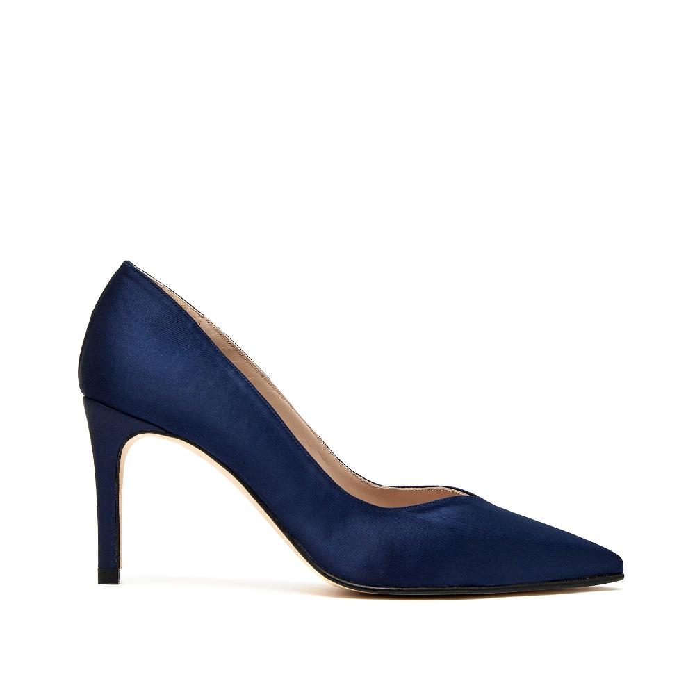 paco gil ITZIAR NAVY IMPERIAL SATIN