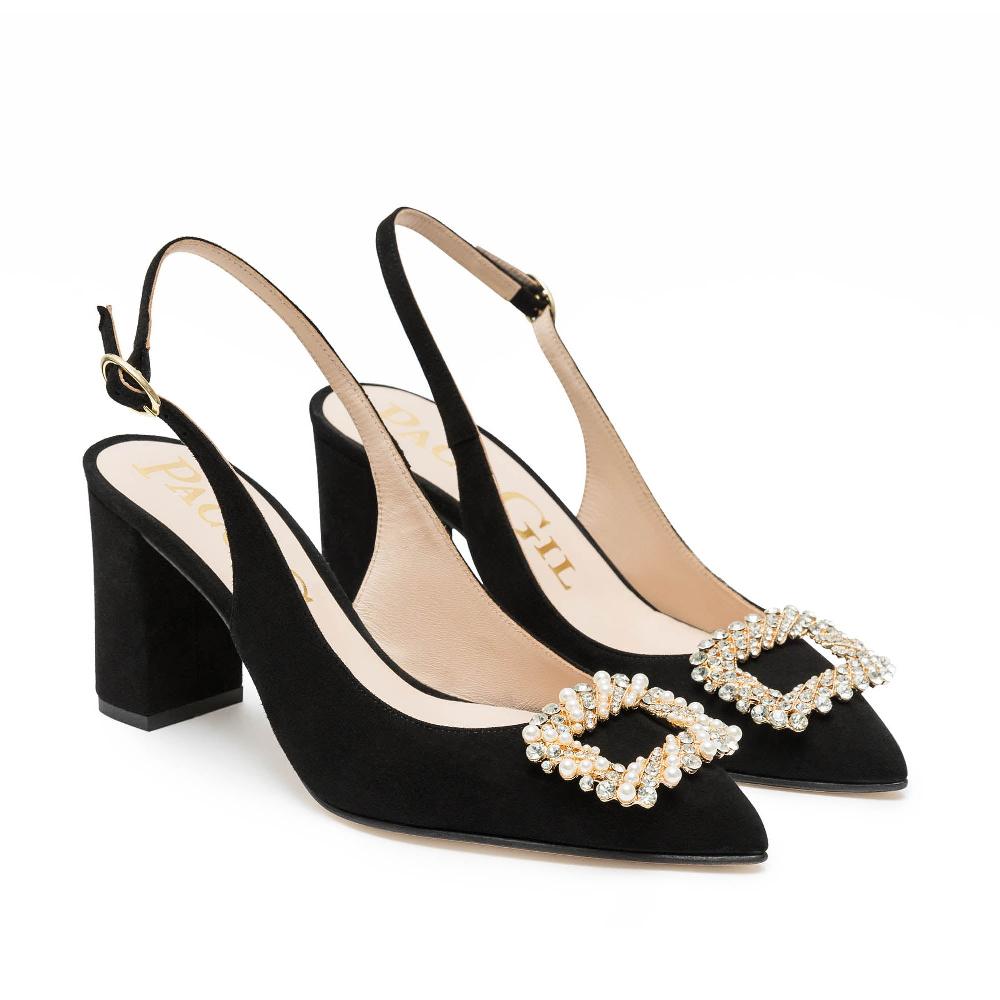 Paco Gil KAIA BLACK SUEDE