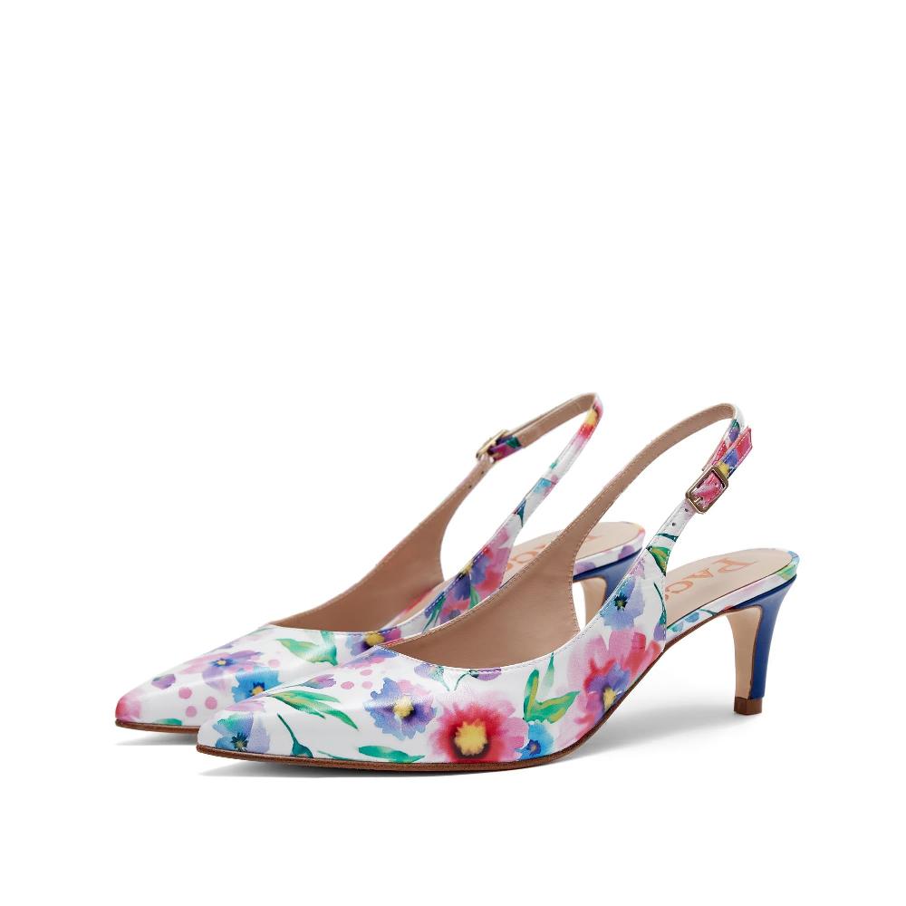 Paco Gil LUCIA FLOWER PRINT BLUE