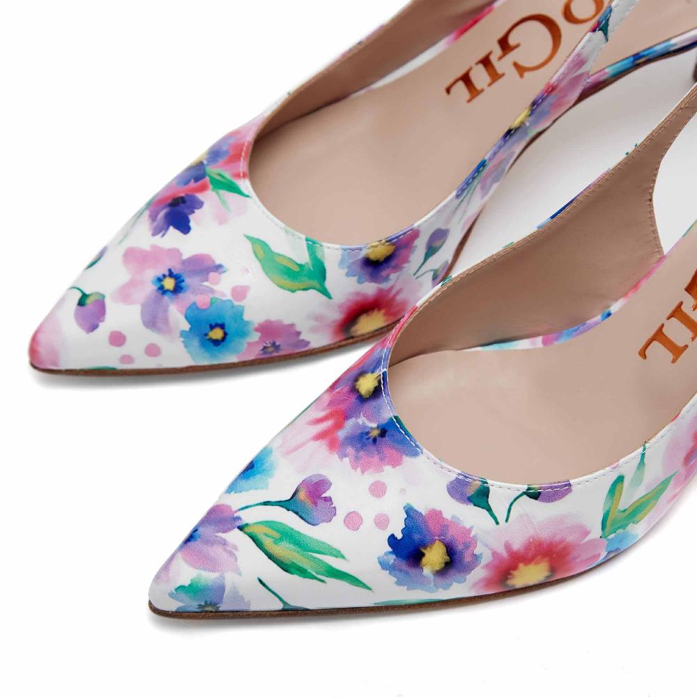 Paco Gil LUCIA FLOWER PRINT BLUE