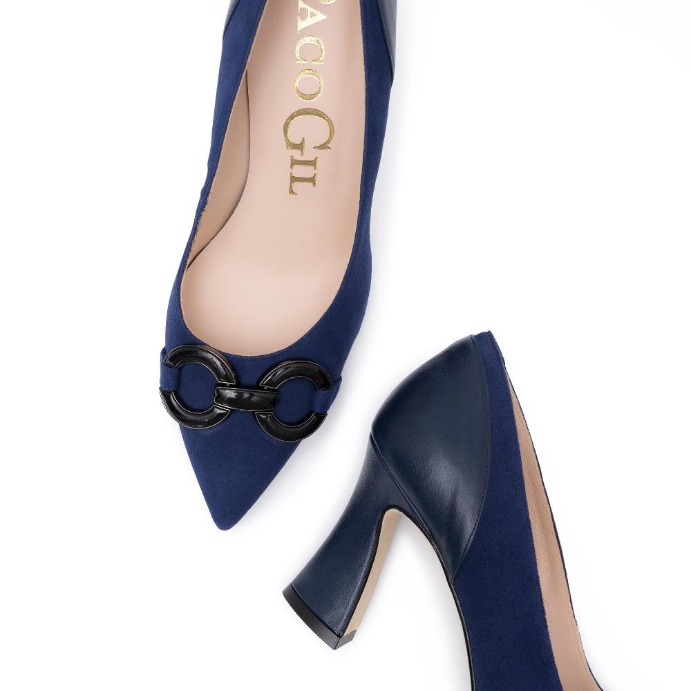 Paco Gil LUCRECIA NAVY SUEDE/NAPA