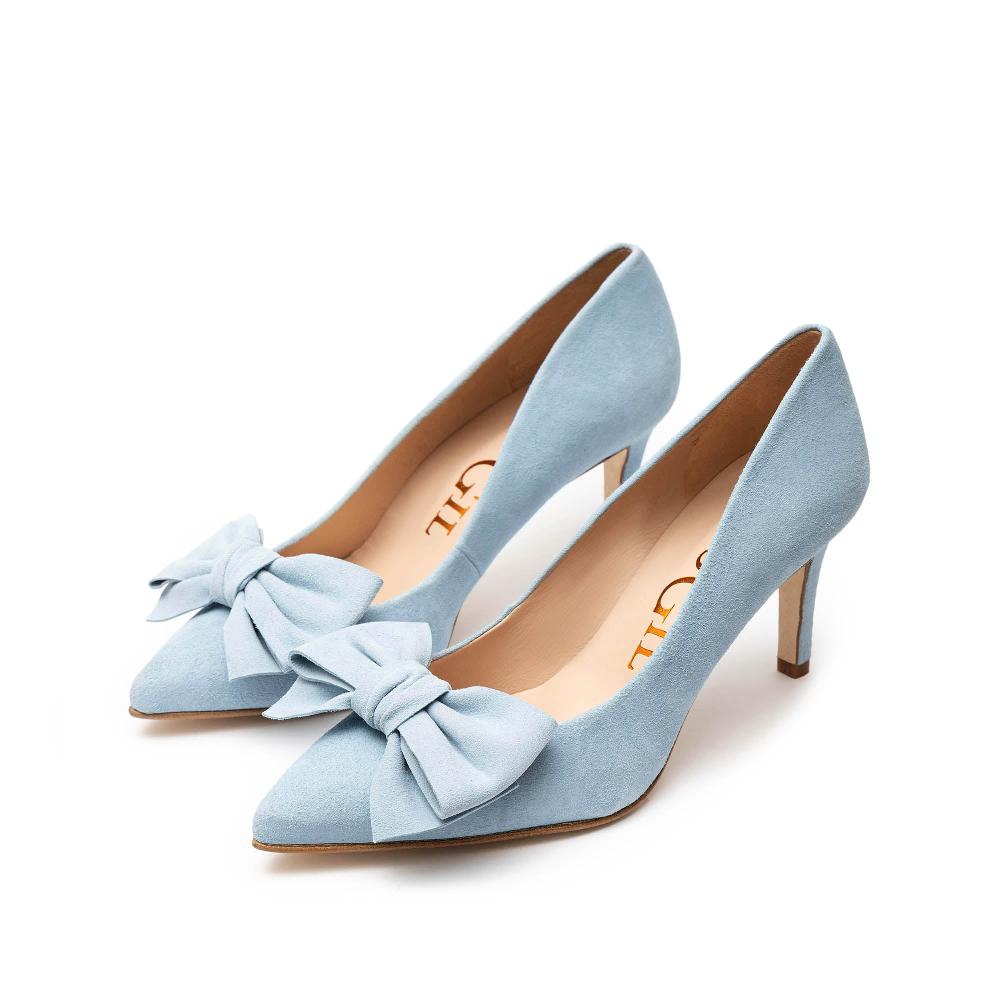 Paco Gil LYRA AZURE SUEDE BOW