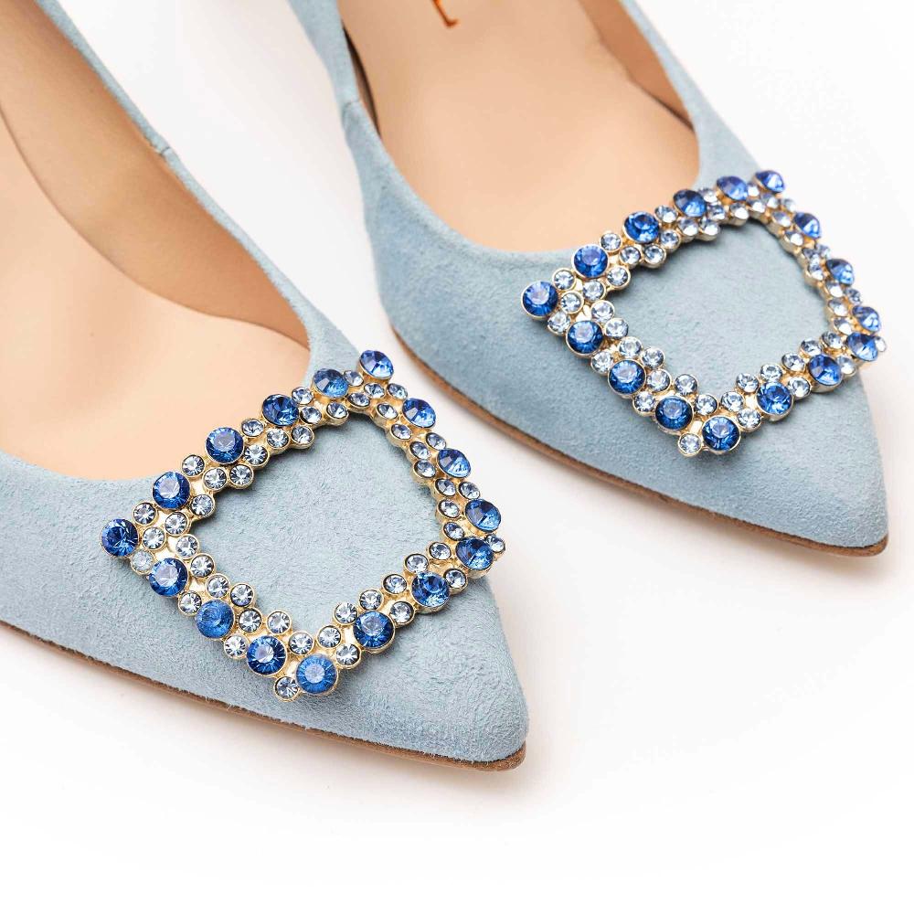 Paco Gil LYRA AZURE SUEDE BRIGHT