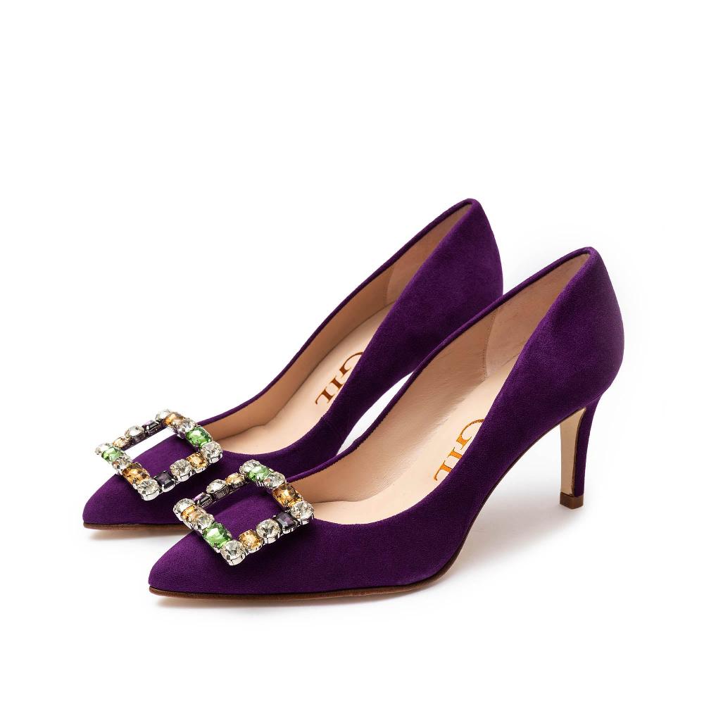 Paco Gil LYRA PURPLE SUEDE