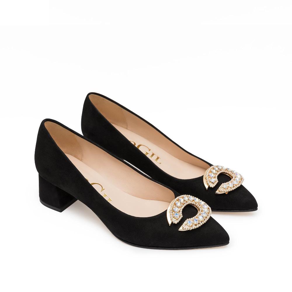 Paco Gil MADELIA BLACK SUEDE