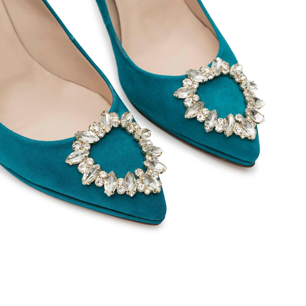 Paco Gil MANUELA PETROL SUEDE