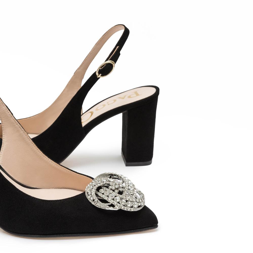 Paco Gil MAYA BLACK SUEDE