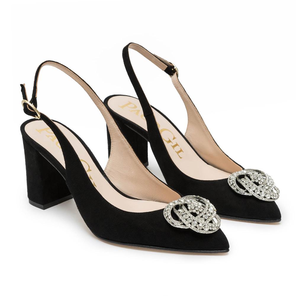 Paco Gil MAYA BLACK SUEDE