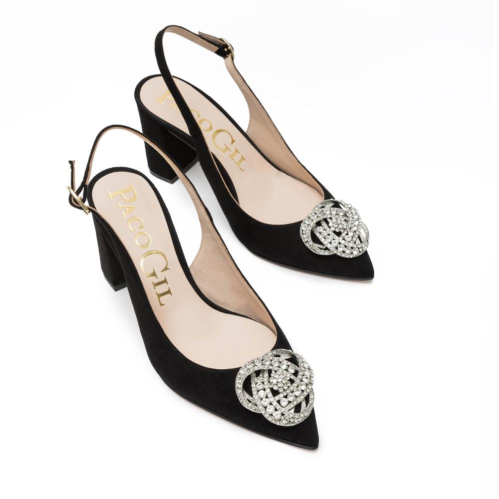 Paco Gil MAYA BLACK SUEDE