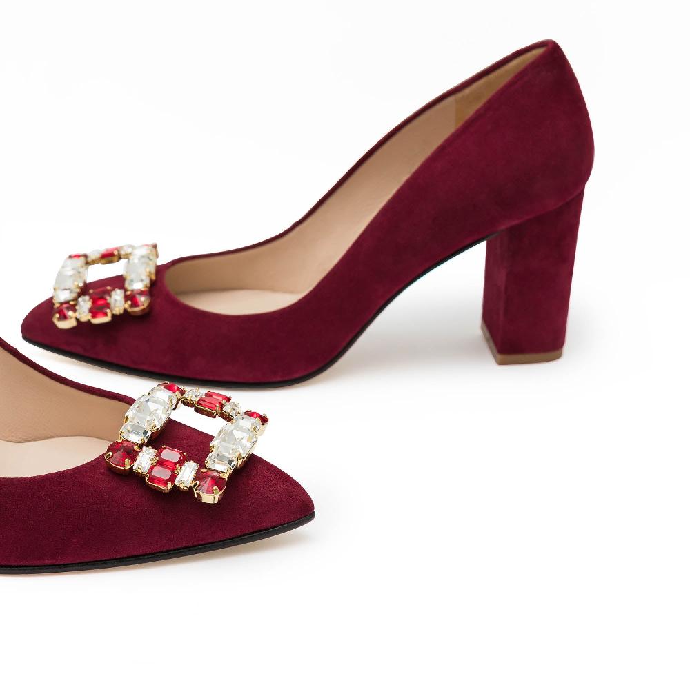 Paco Gil NICOLE WINE SUEDE