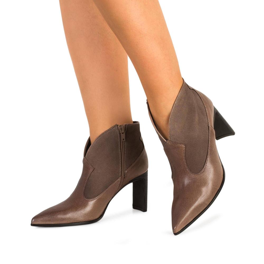 Paco Gil OLIVIA TAUPE NAPA OILY/VELOUR