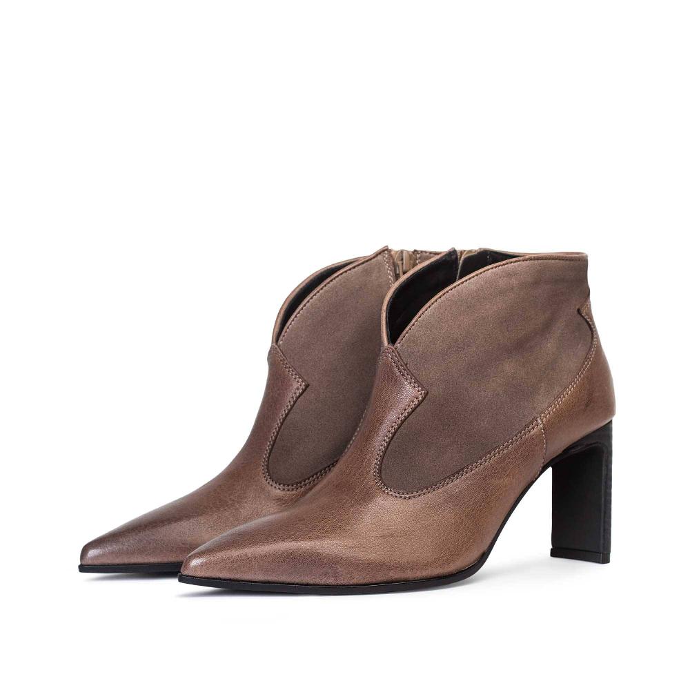 Paco Gil OLIVIA TAUPE NAPA OILY/VELOUR