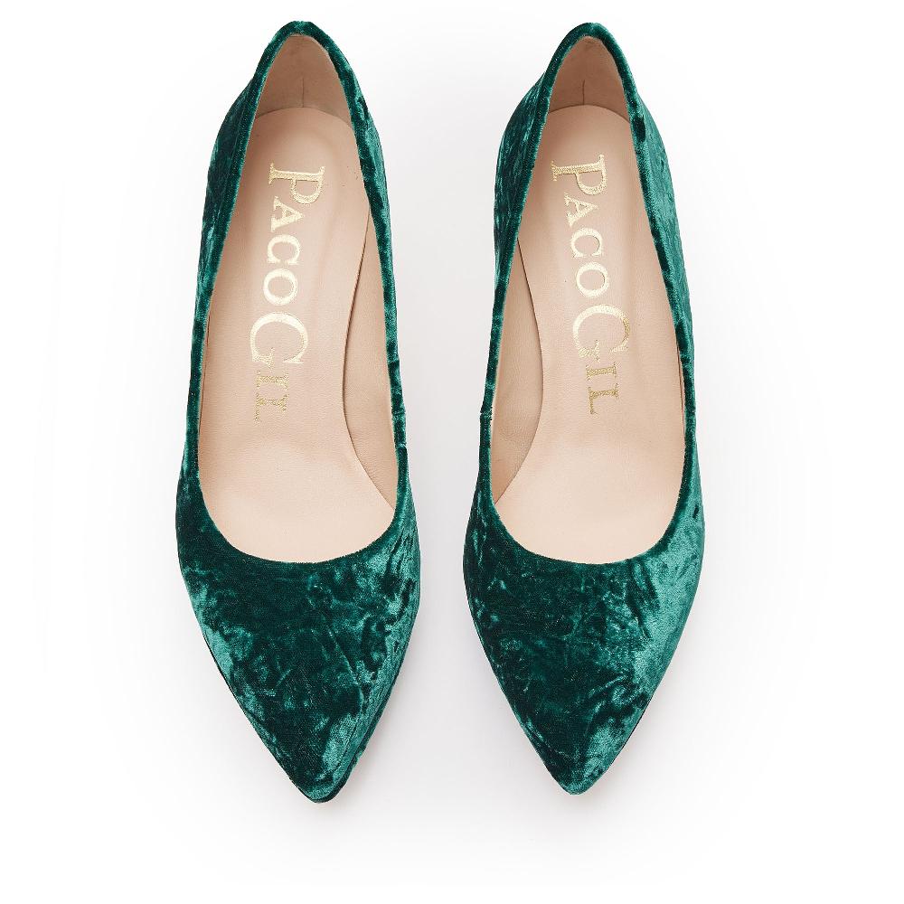 Paco Gil REGINA GREEN VELVET