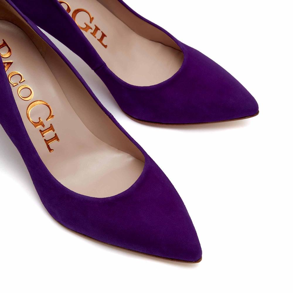 Paco Gil RITA AUBERGINE SUEDE