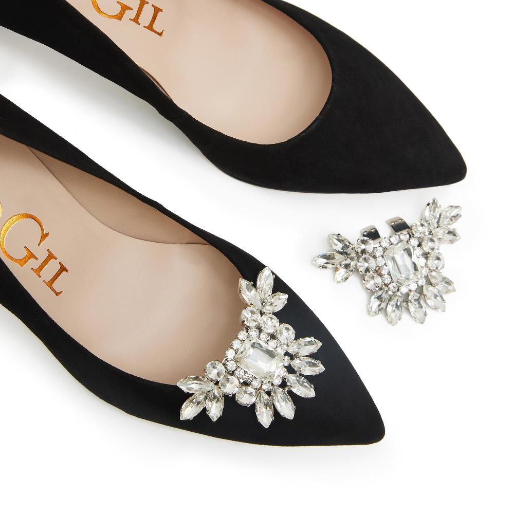 Paco Gil RITA BLACK SUEDE/BRIGHT SUN