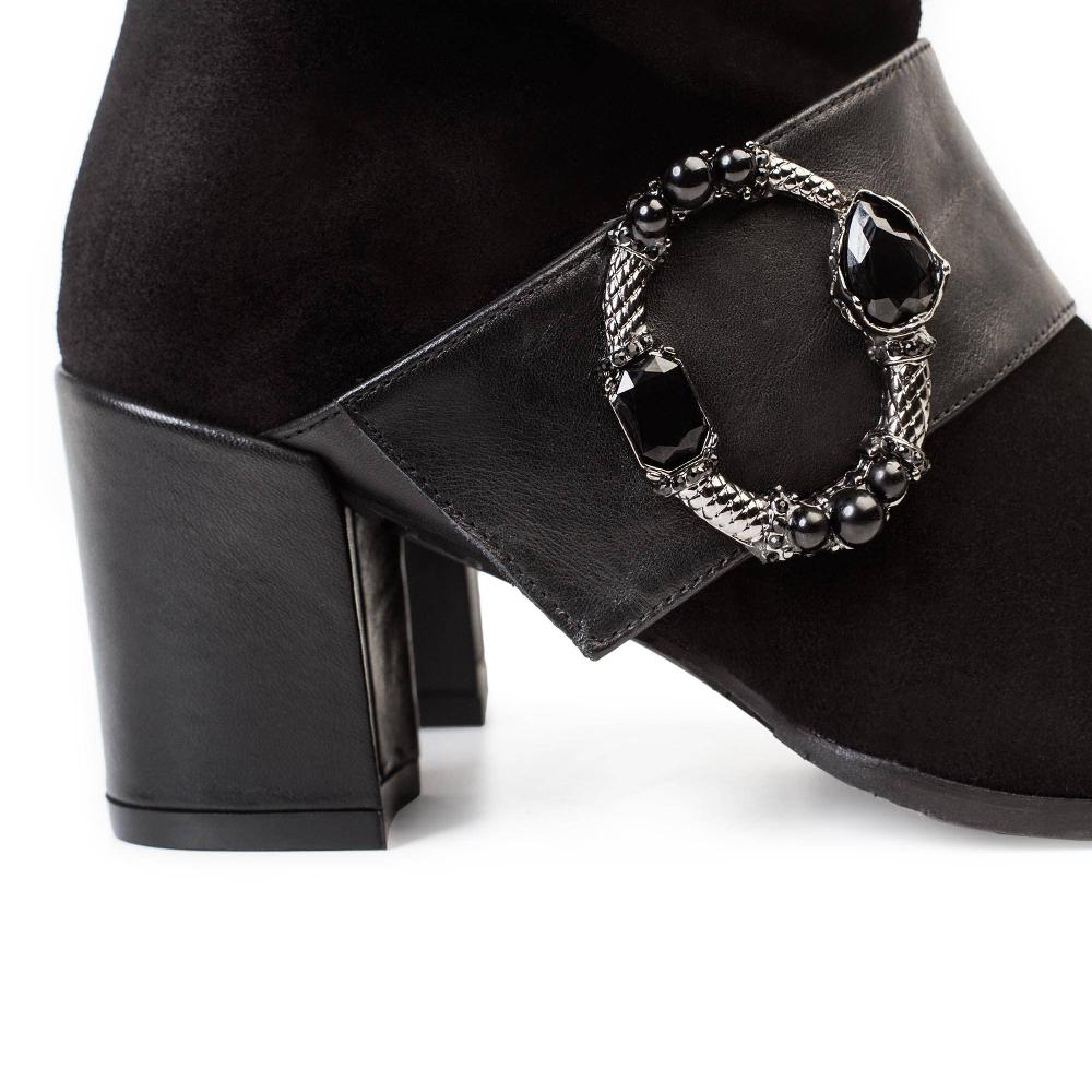 Paco Gil ROCIO BLACK VELOUR/NAPA