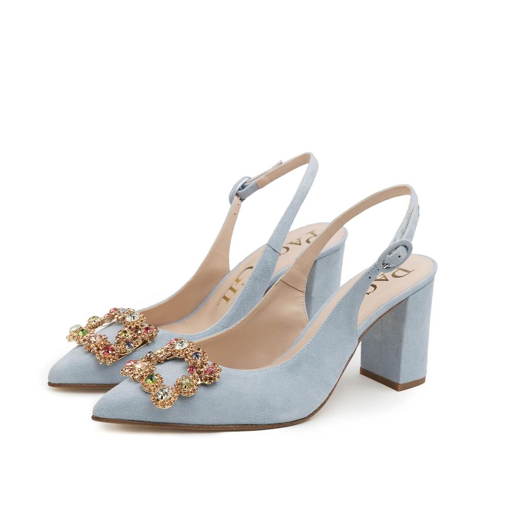 Paco Gil SELENE AZURE SUEDE