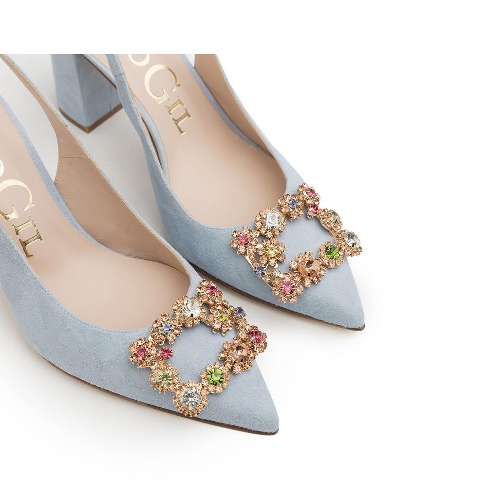 Paco Gil SELENE AZURE SUEDE