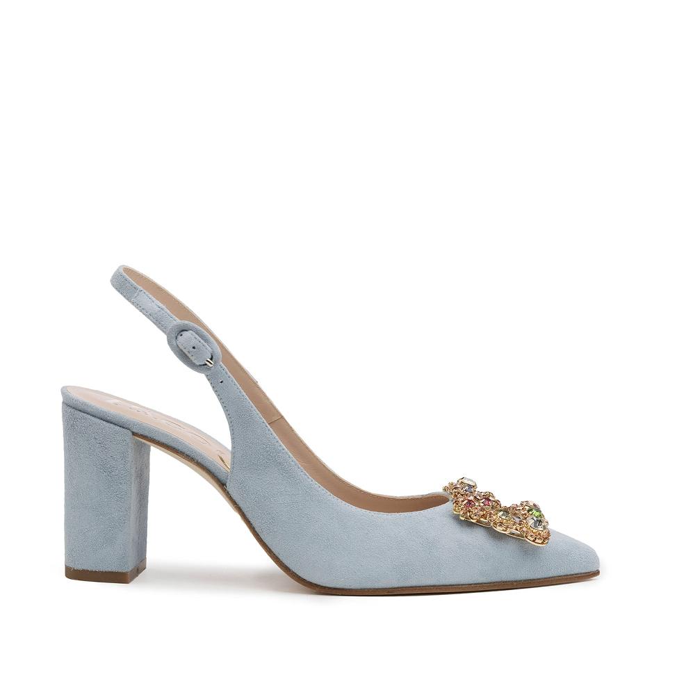 paco gil SELENE AZURE SUEDE