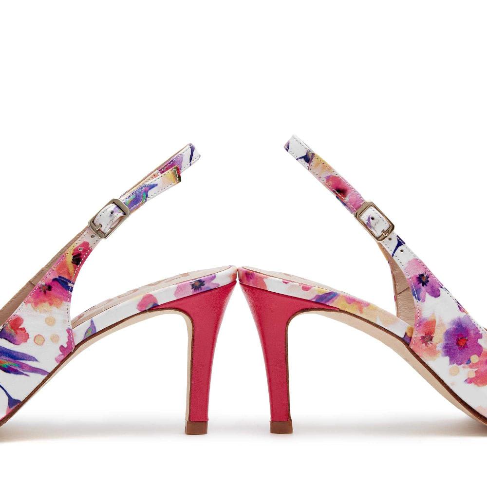 Paco Gil SUSAN FUCSIA FLOWER PRINT