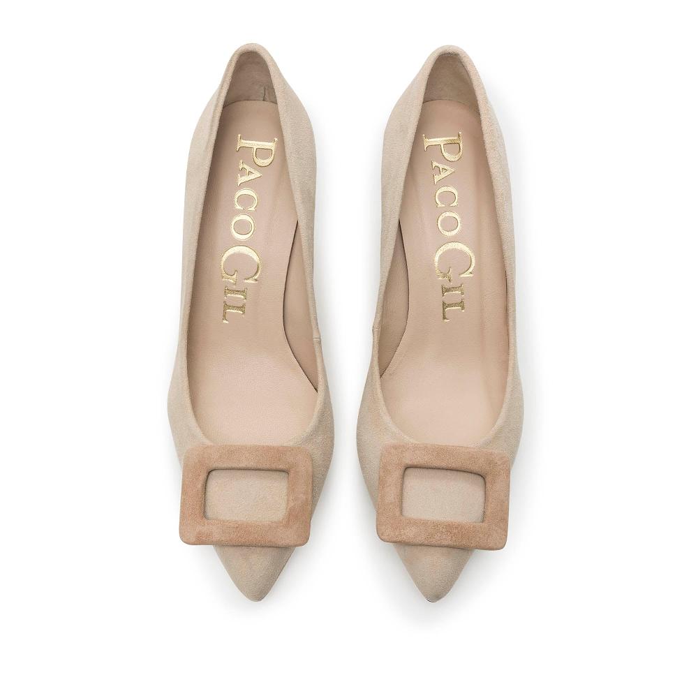 Paco Gil TERESA BEIGE SUEDE