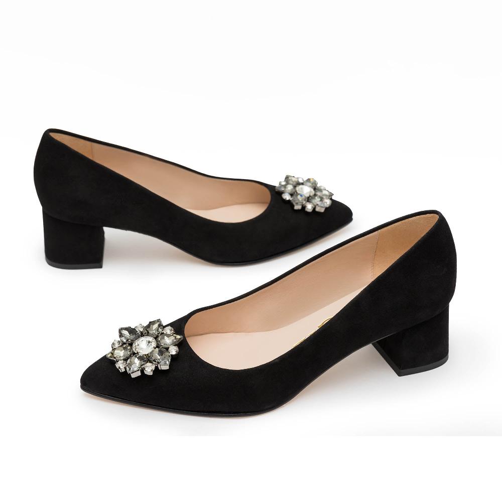 Paco Gil TIARA BLACK SUEDE