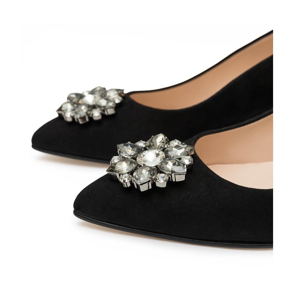 Paco Gil TIARA BLACK SUEDE