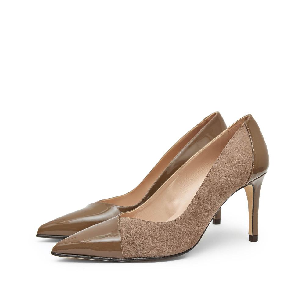 Paco Gil VERONICA HAZE SUEDE/CANELA PATENT