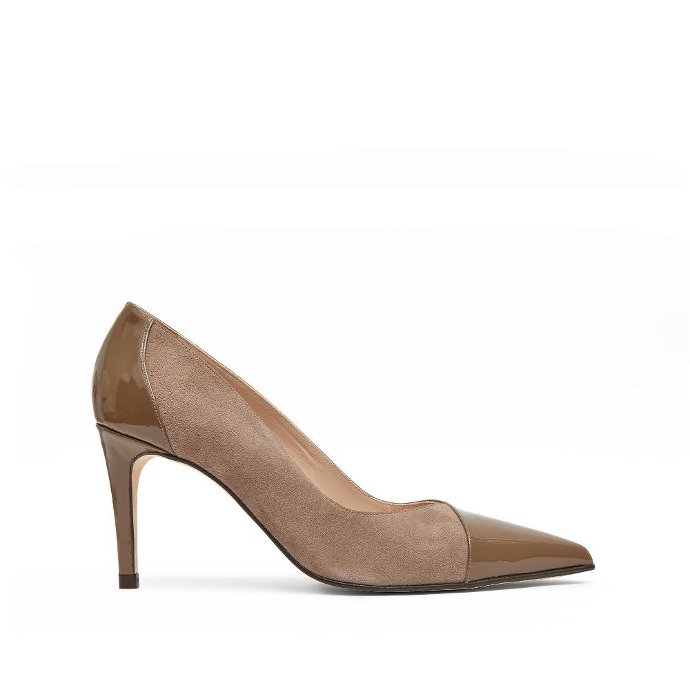 paco gil VERONICA HAZE SUEDE/CANELA PATENT