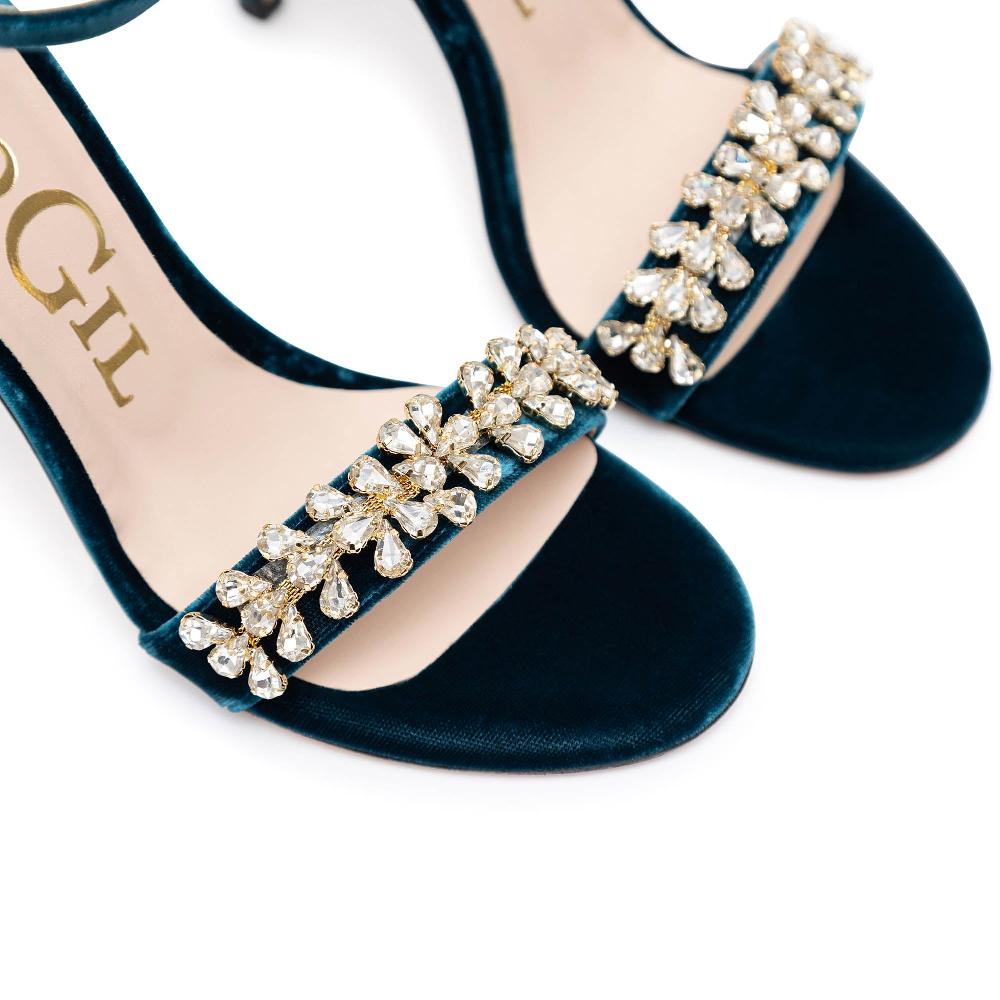 Paco Gil WENDY BLUE VELVET