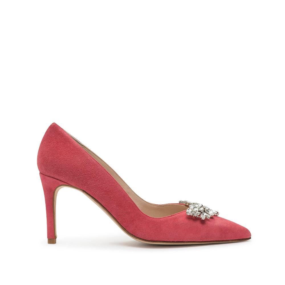 paco gil ZAIRA STRAWBERRY SUEDE