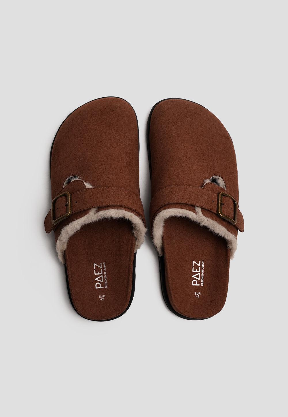 Paez CLOG VEGAN SUEDE CAMEL