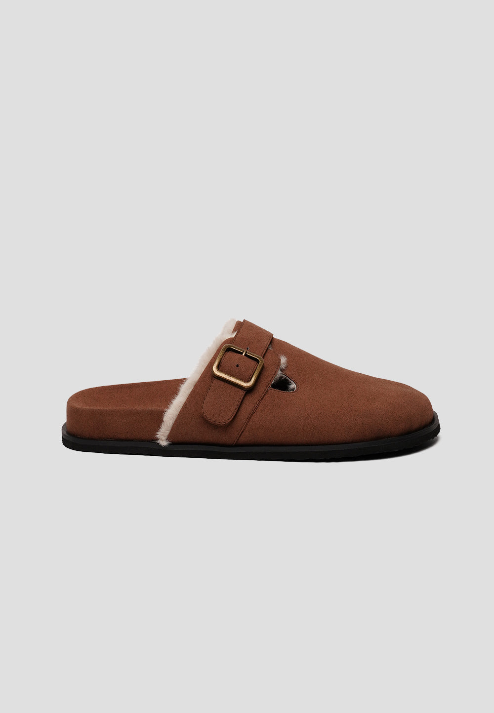 paez CLOG VEGAN SUEDE CAMEL