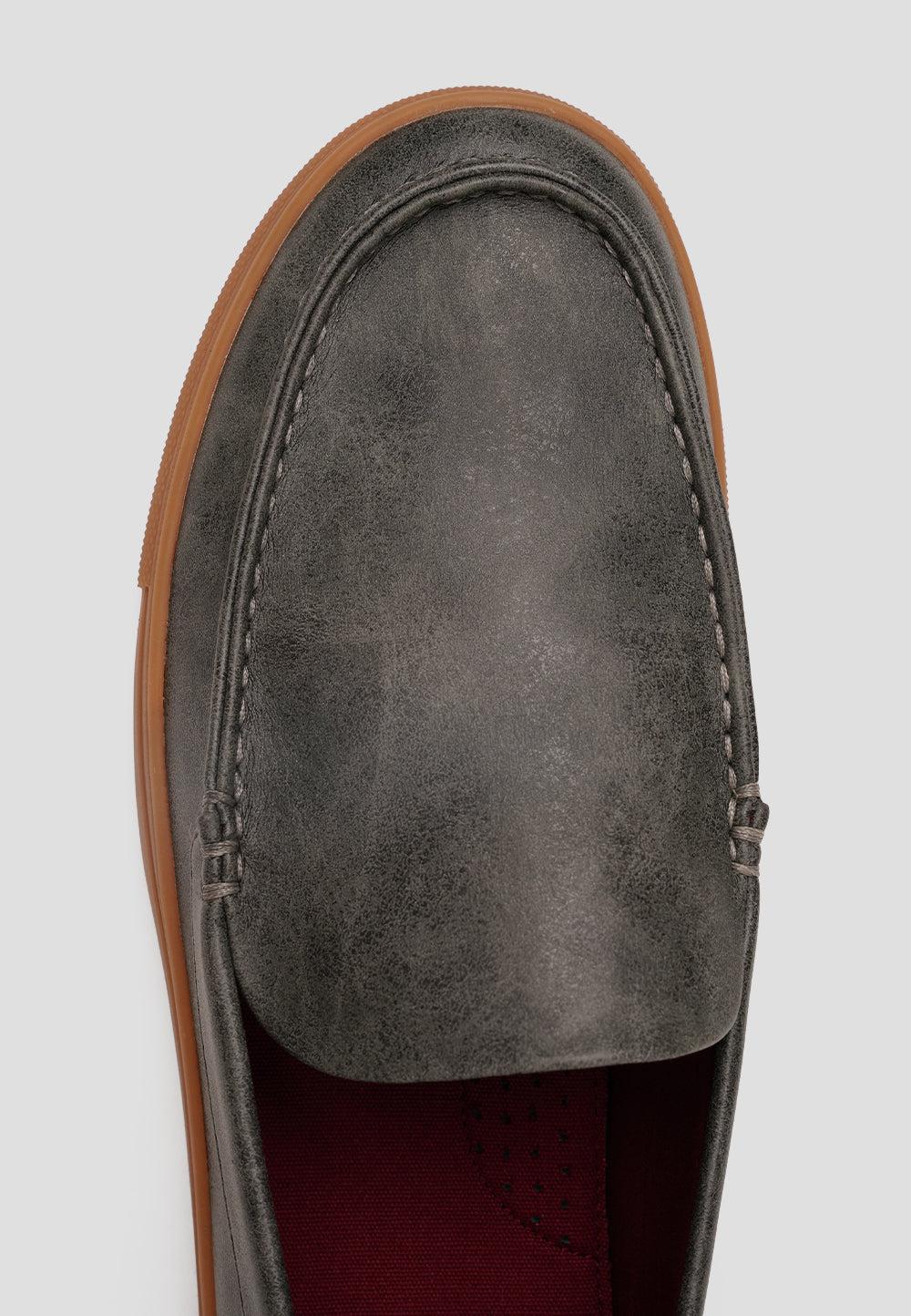 Paez LOAFER VEGAN SUEDE PEWTER GREY