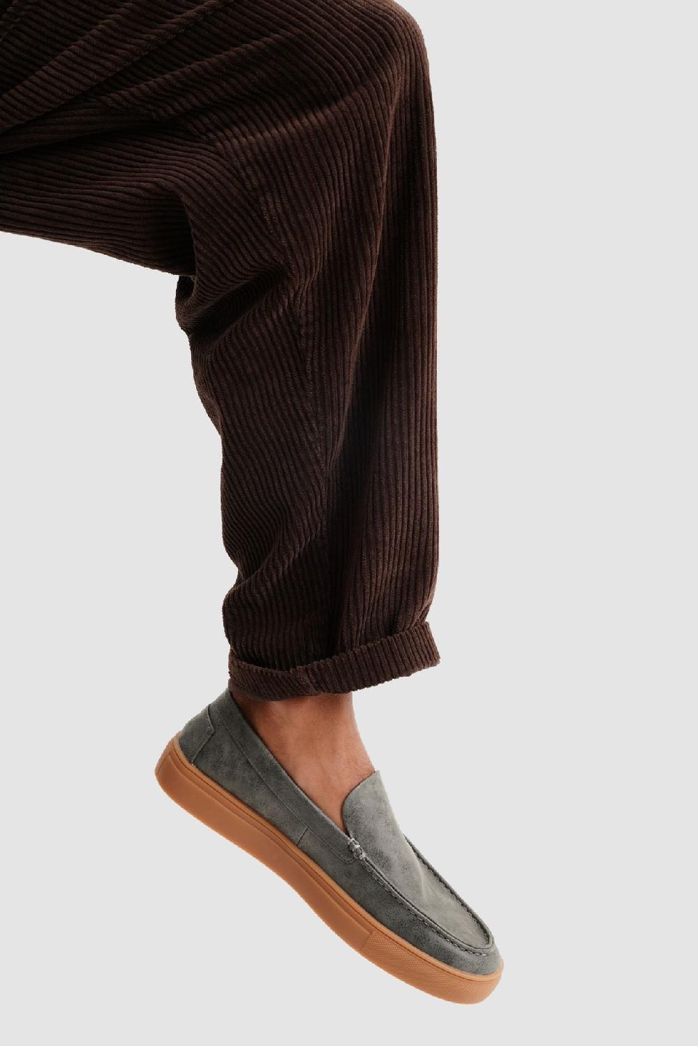 Paez LOAFER VEGAN SUEDE PEWTER GREY