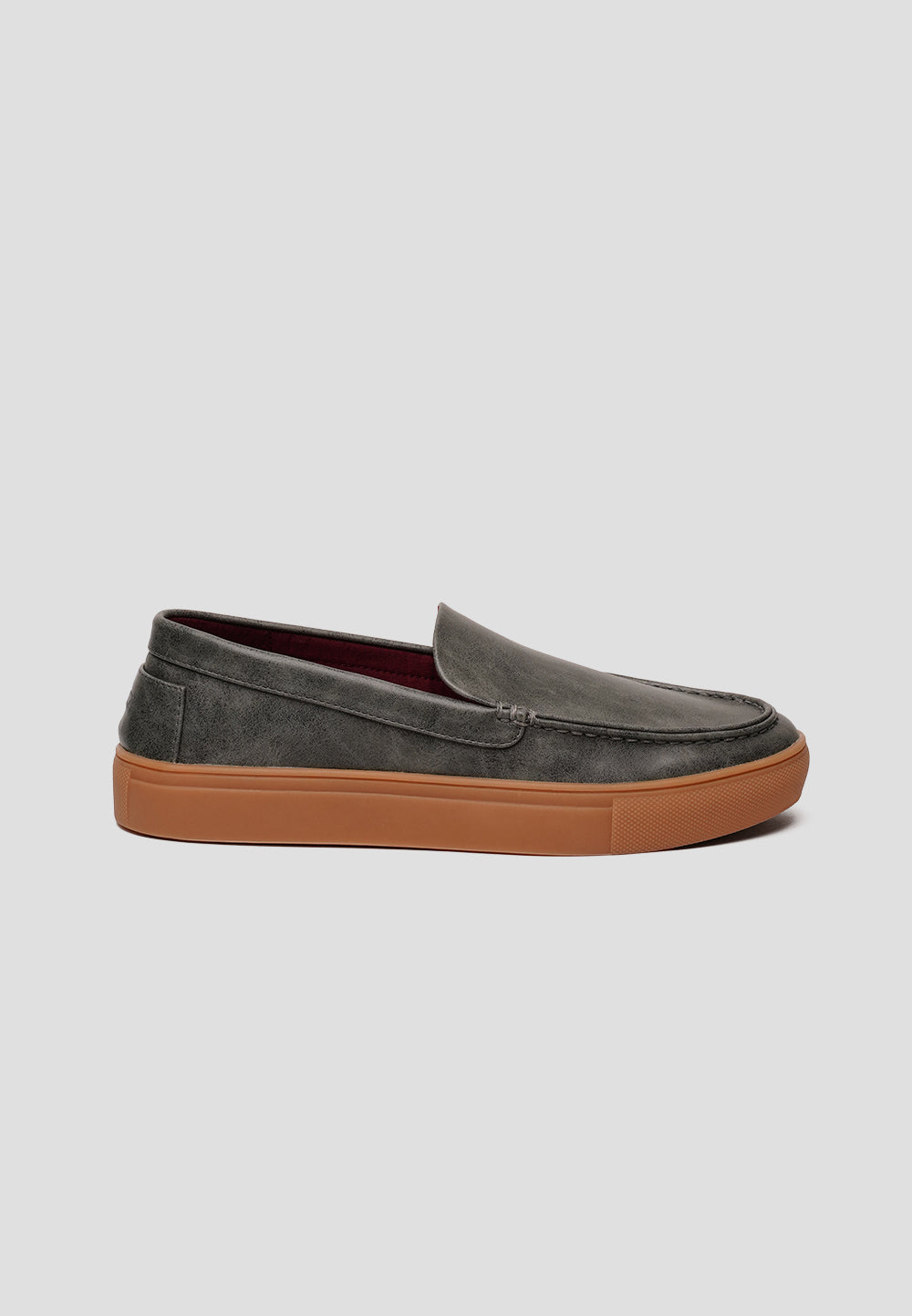 paez LOAFER VEGAN SUEDE PEWTER GREY