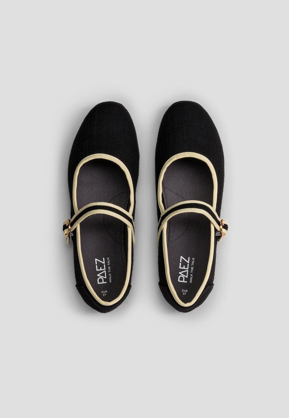 Paez MARY JANE LINEN BLACK