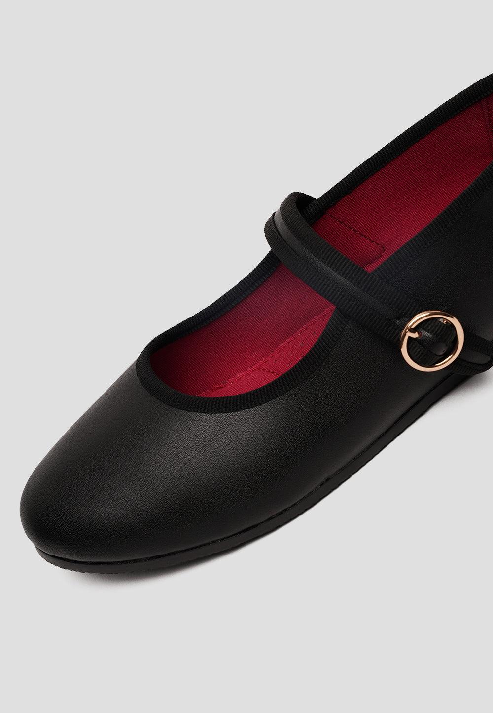 Paez MARY JANE MICROFIBER NAPA BLACK