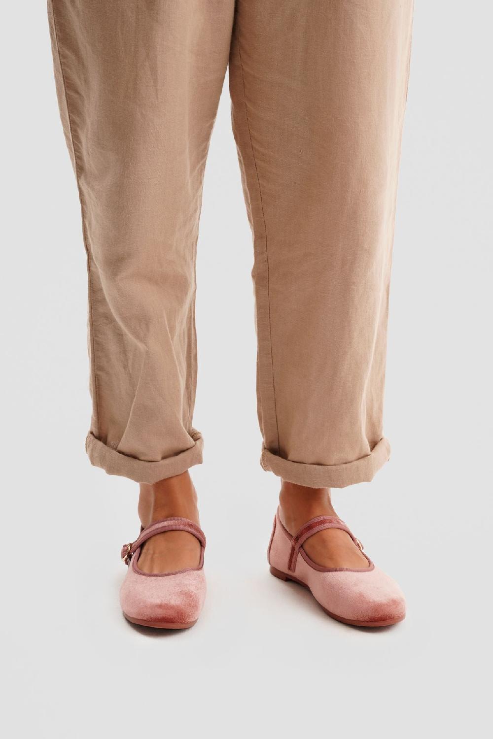 Paez MARY JANE VELVET BLOSSOM PINK