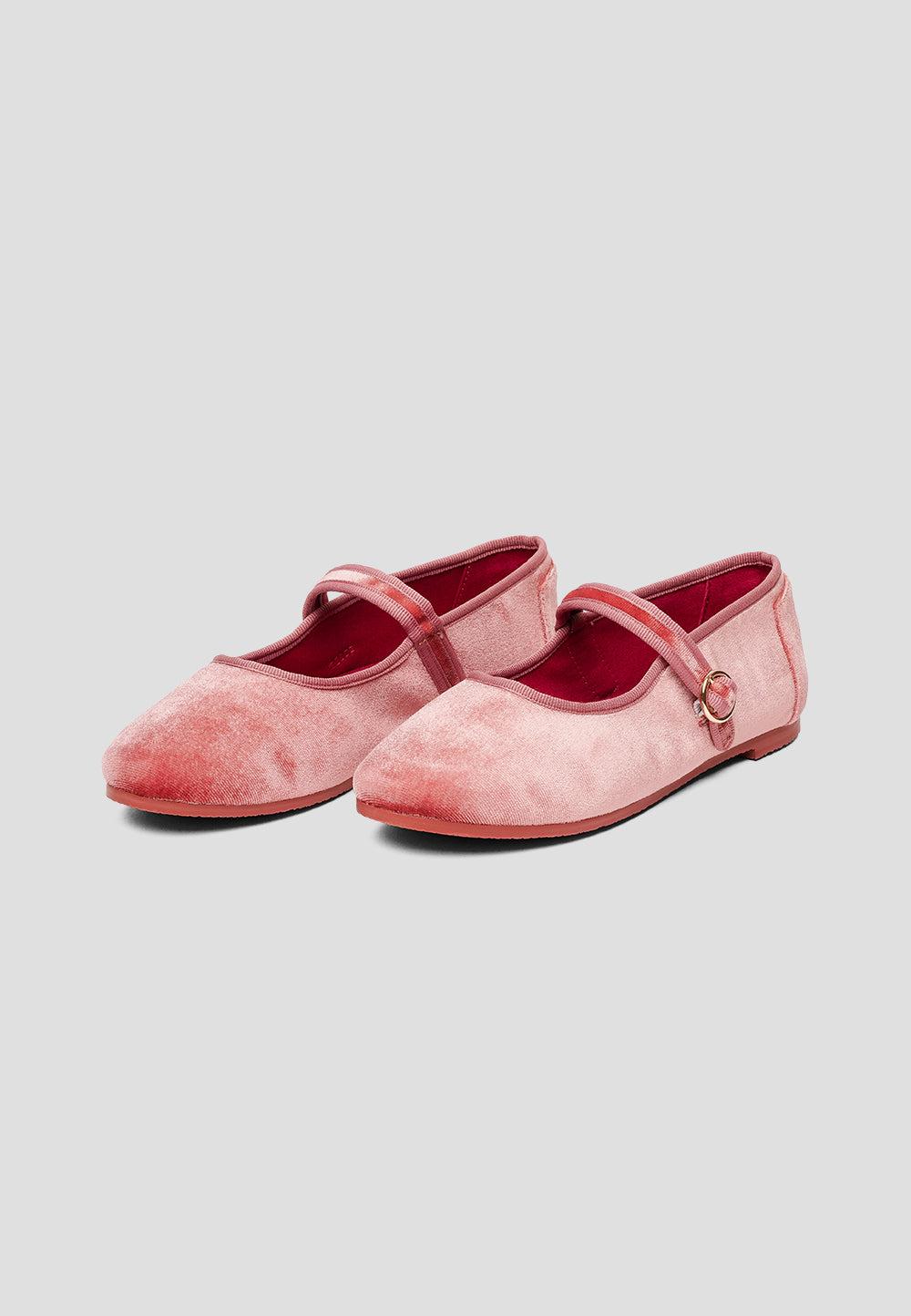 Paez MARY JANE VELVET BLOSSOM PINK
