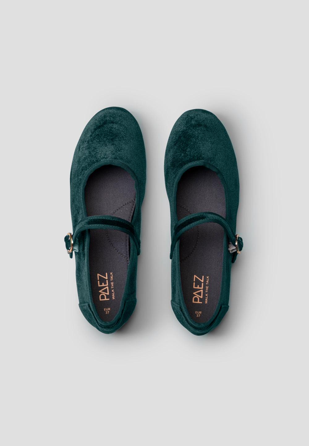 Paez MARY JANE VELVET EVERGREEN