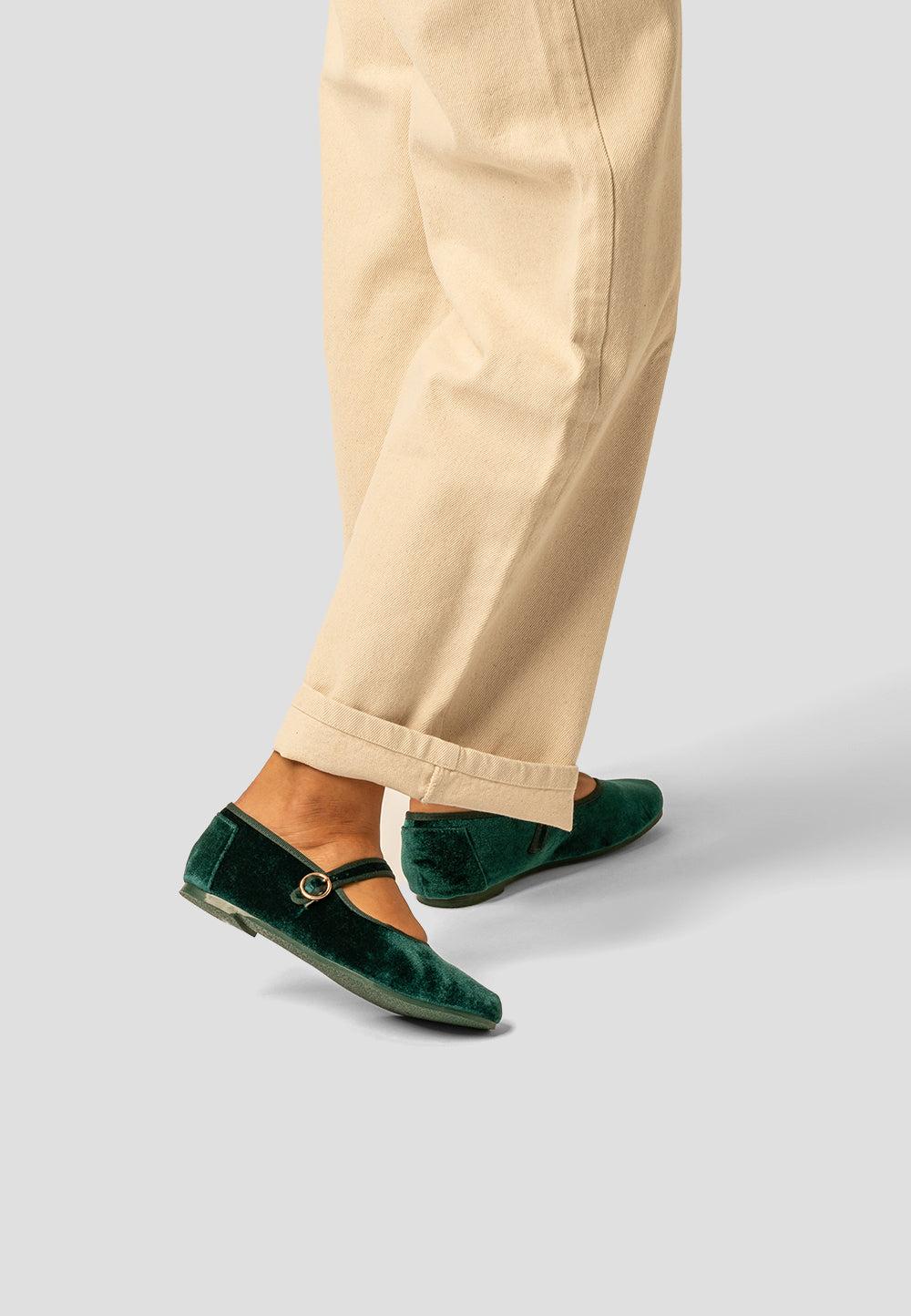 Paez MARY JANE VELVET EVERGREEN