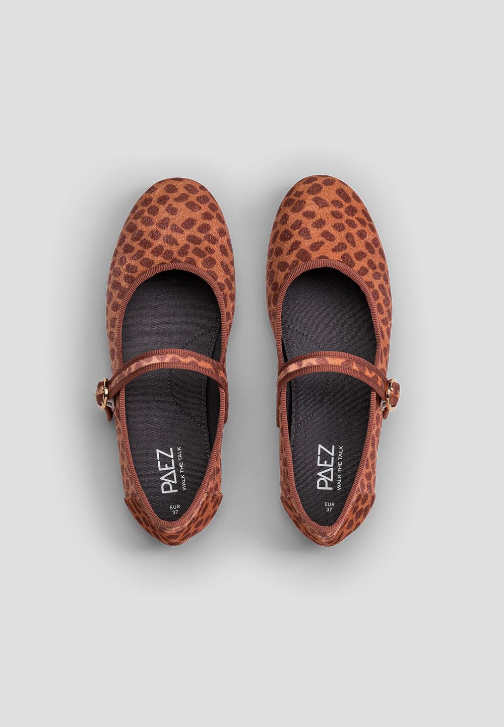 Paez MARY JANE VELVET TERRACOTA