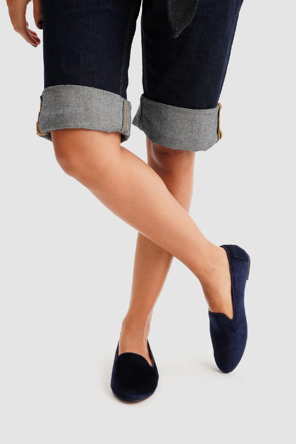 Paez SLIPPER VELVET BLUEBERRY