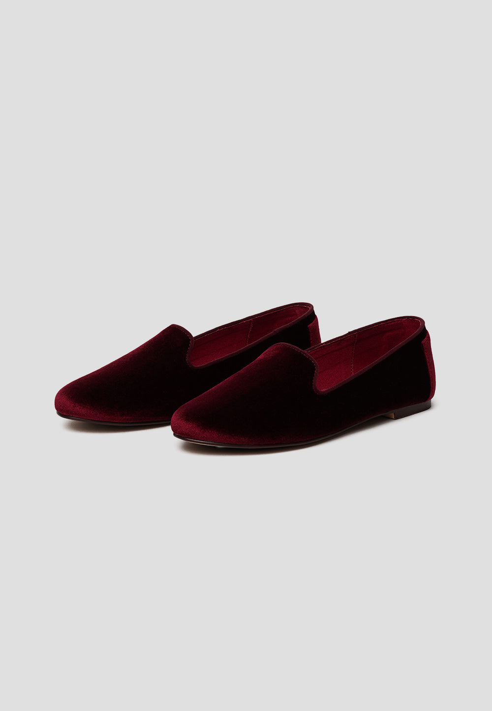 Paez SLIPPER VELVET BURGUNDY